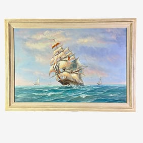 Marine Scene by John Ambrose