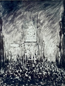 "City" by Abraham Walkovitz, Zabriskie Gallery