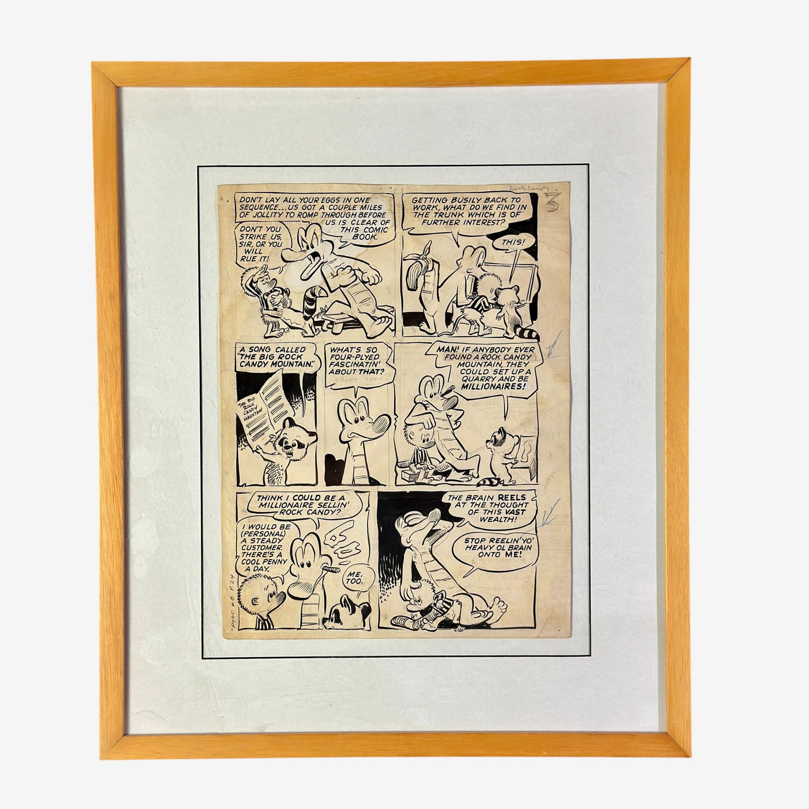 Original "Pogo" Cartoon by Walt Kelley (1 of 4)