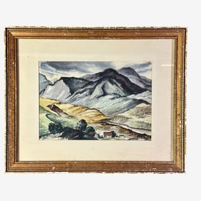 Western Watercolor, Louisville Artist Lucy Diecks