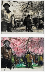 "Cherry Blossoms" Dual Photo by Virginia Burroughs