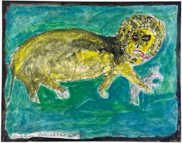 "Lion and Rabbit" by Charles Kinney