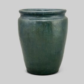William J. Walley Pottery mat glaze vase.