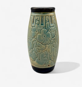 Incised Decorated Pottery Vase, Maker Unknown