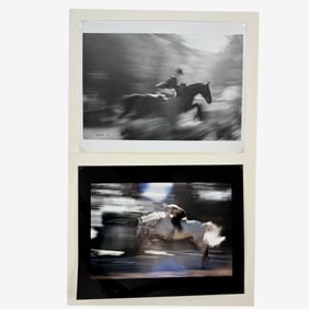 Pair Katey Barrett Equine Photographs