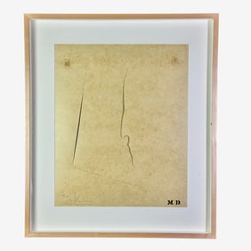 Jasper Johns, "M.D. from the Merce Cunningham portfolio"