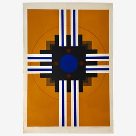 Pair of Modernist Lithographs