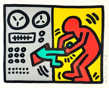 "Pop Shop III, one print" (L.p. 144) Silkscreen