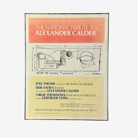 Pair of Exhibition Posters, Including Calder