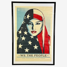 Pair of Shepard Fairey "We the People" Posters