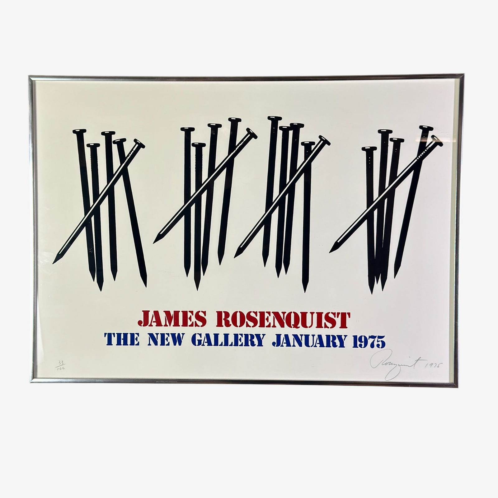 After James Rosenquist, Signed (1 of 3)