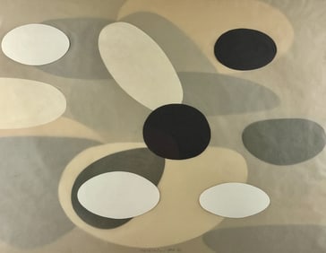 Victor Vasarely, Original Collage Construction