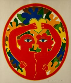 Herbert Schneider Modernist Lithograph