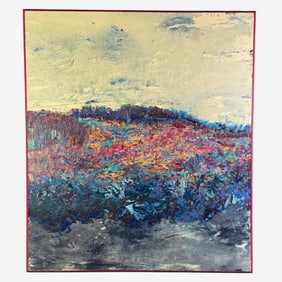 Marian Bradley Jackson Abstract Oil on Canvas