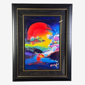 Peter Max (German/American b.1937), Acrylic