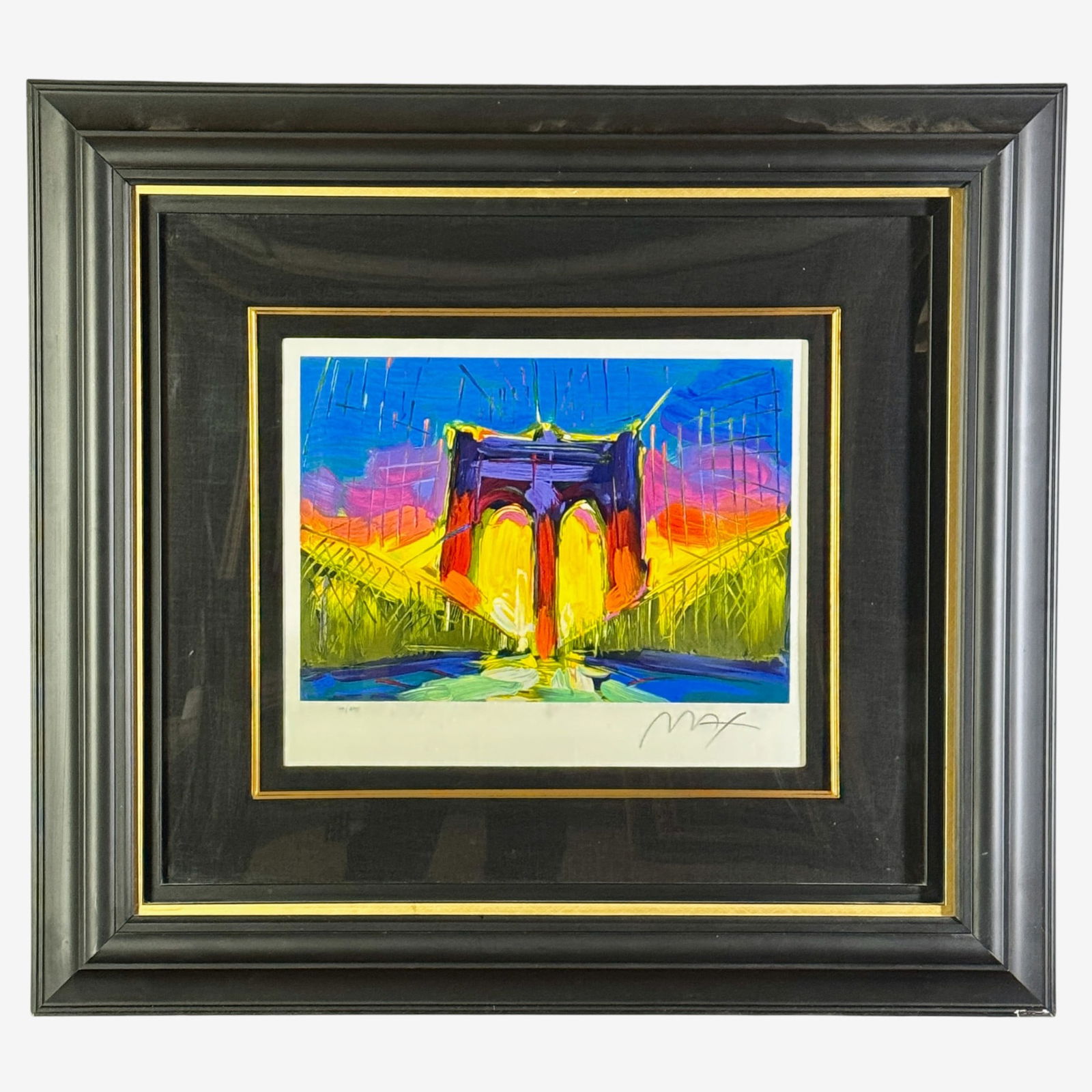 Peter Max (German/American b.1937), Brooklyn Bridge (1 of 10)