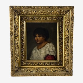 19th Century Oil after Ludwig Knaus