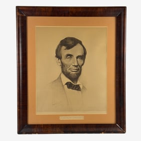 Joseph DeCamp, Lithograph Portrait of Lincoln