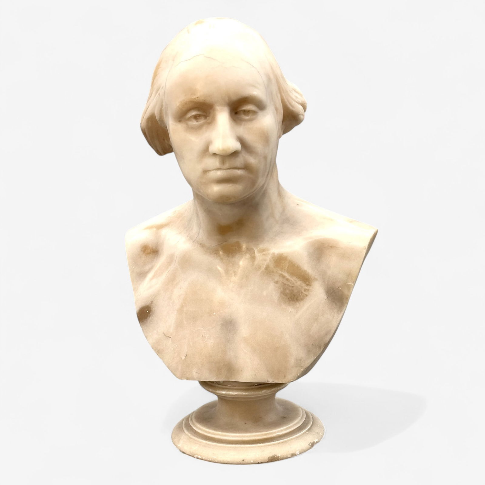19th Century Marble Bust of George Washington (1 of 5)