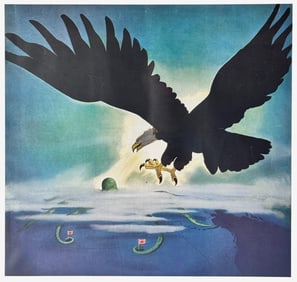 "Victory Through Air Power" Disney Lithograph