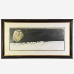 "River Otter" Lithograph by Robert Bateman