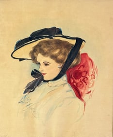 Portrait of a Woman by Harrison Fisher