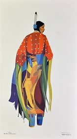 Pair of American Indian Themed Lithographs