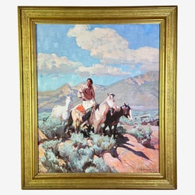 Pair of American Indian Paintings/Prints