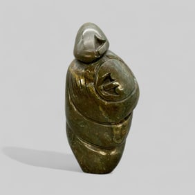 Large Eskimo Stone Carving