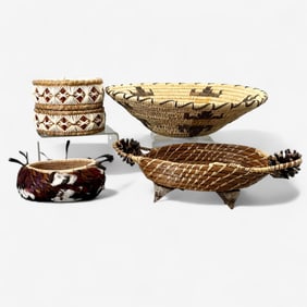 Four Native American Baskets