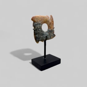 Chinese Stone Bi on Stand