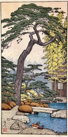 "Friendly Garden" Woodblock Series, Toshi Yoshida