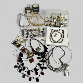 Large Collection of Costume and Sterling Jewelry