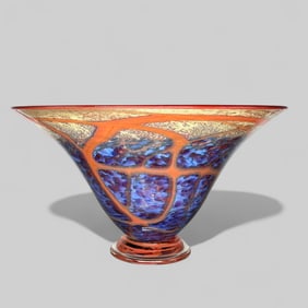Monumental California Rubi Glass Bowl
