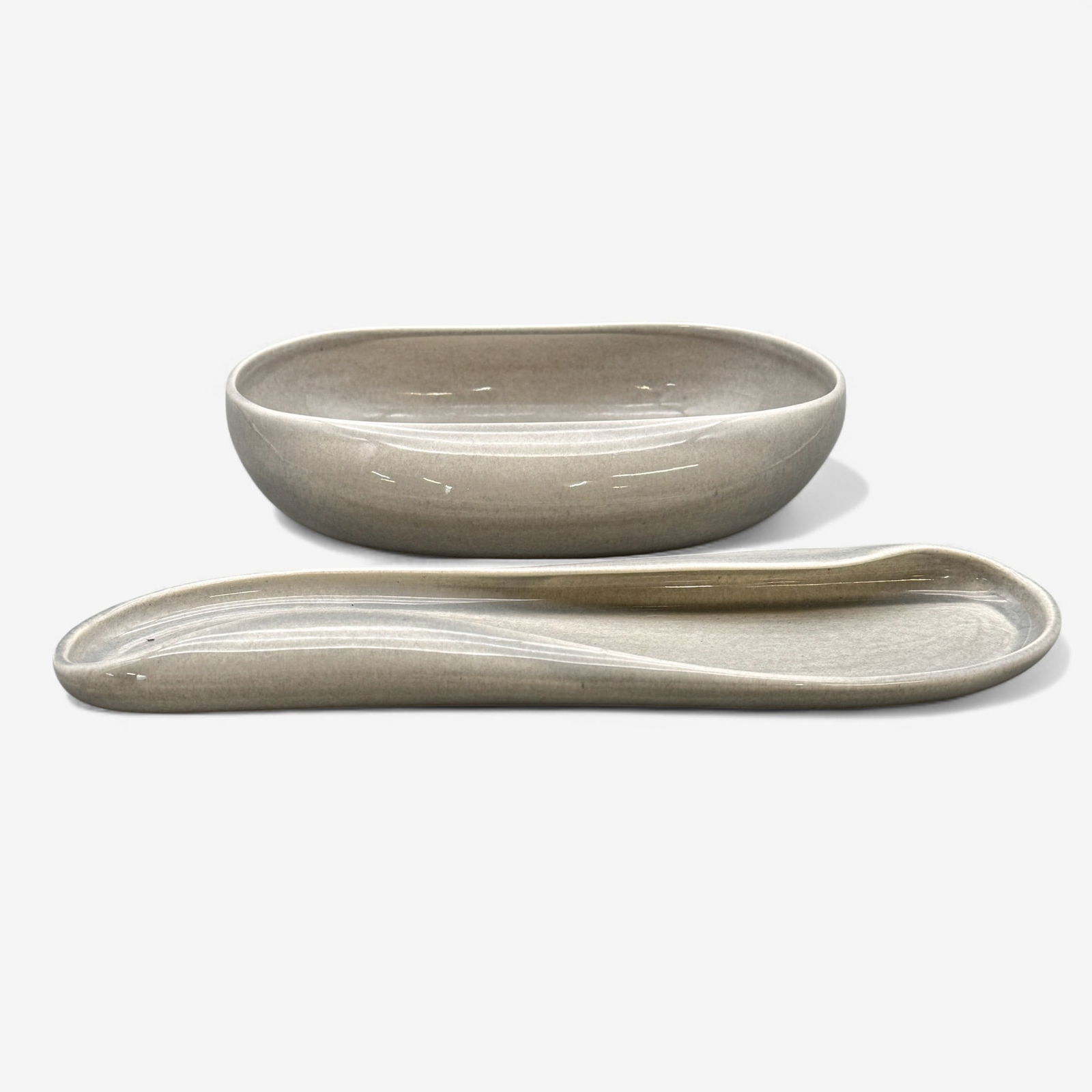 Pair of Russel Wright Decorated Trays (1 of 4)