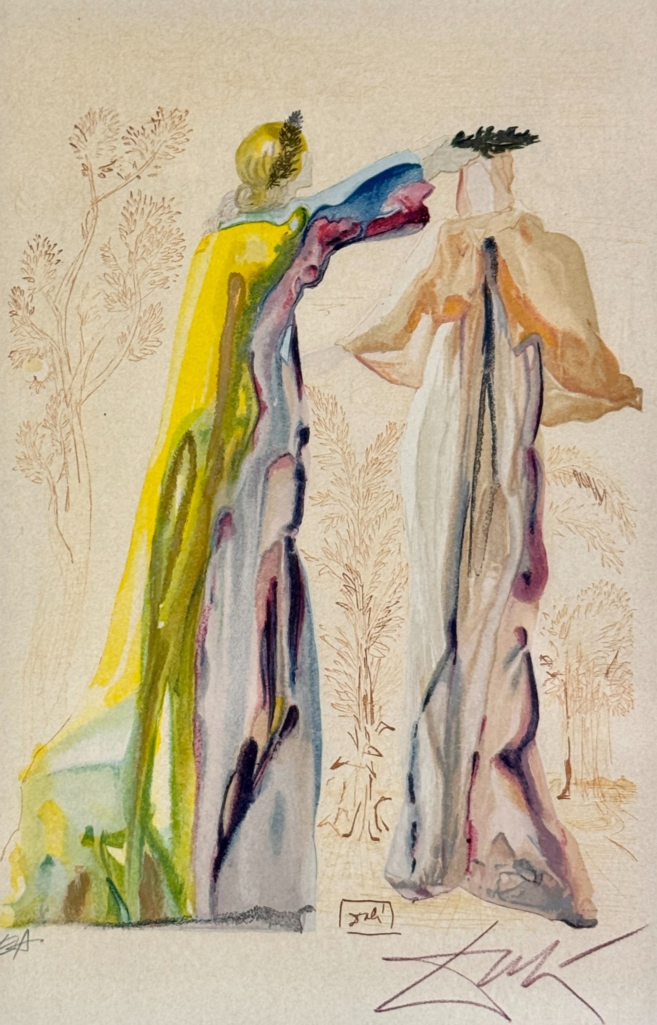 Salvador Dali, Three Lithographs (1 of 6)