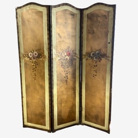 Arts & Crafts Painted Screen