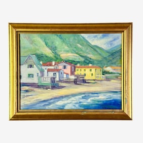 Coastal Landscape by Helen Hinman