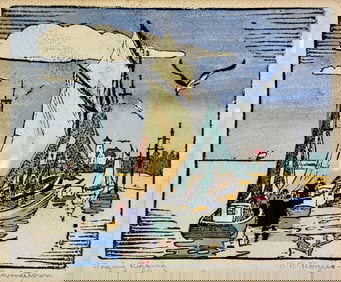 "Drying Rigging, Provincetown" by Robert Rogers