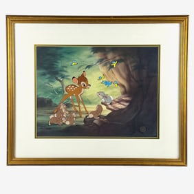 Pair of Bambi Animation Cels