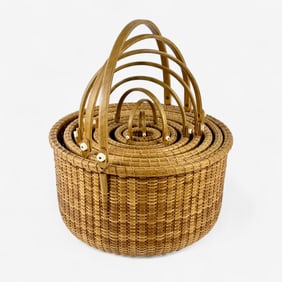 Group of Contemporary Nesting Baskets
