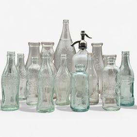Large Glass Bottle Collection
