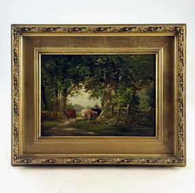 Edward Moran Pastoral Landscape