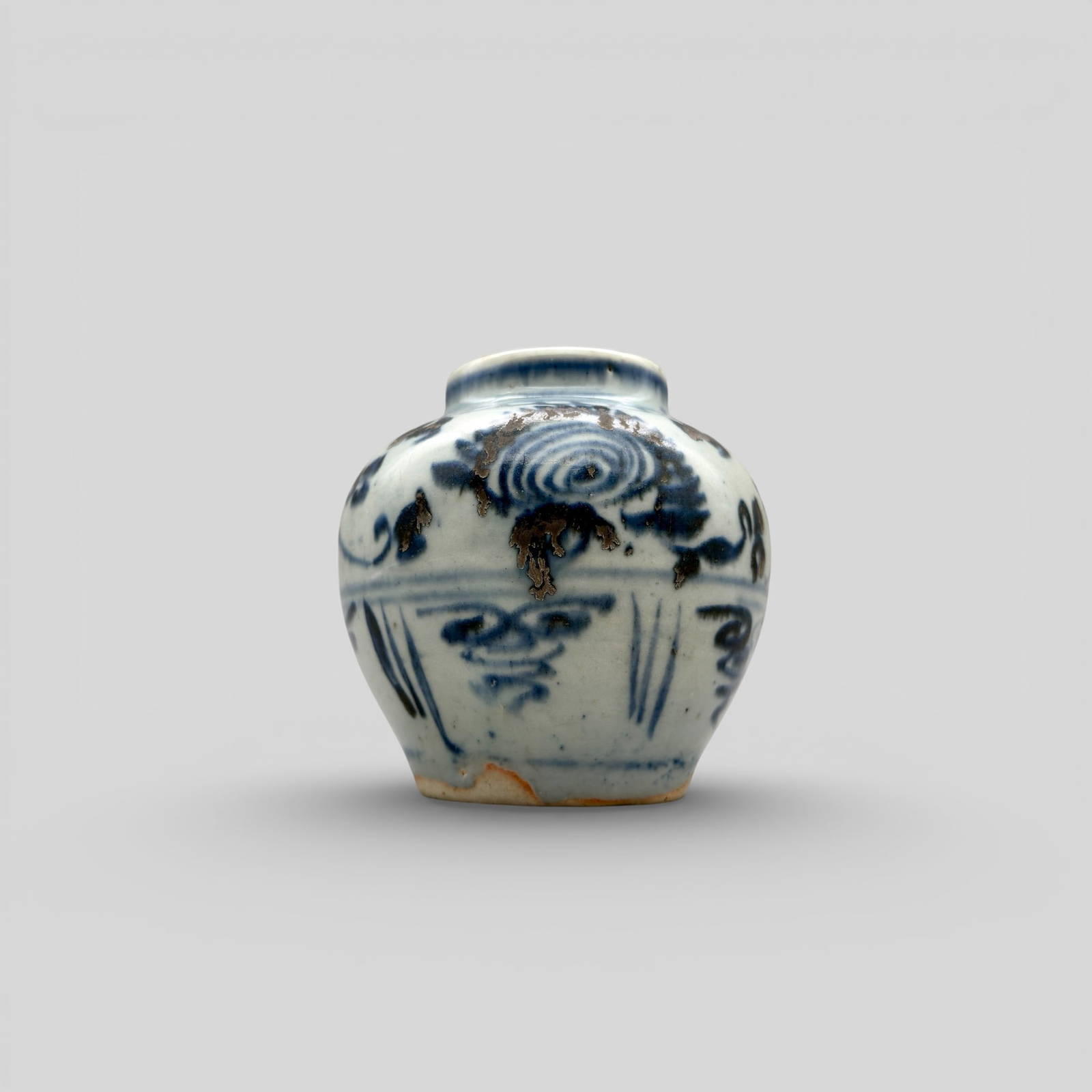 Ming Blue and White Porcelain Jar