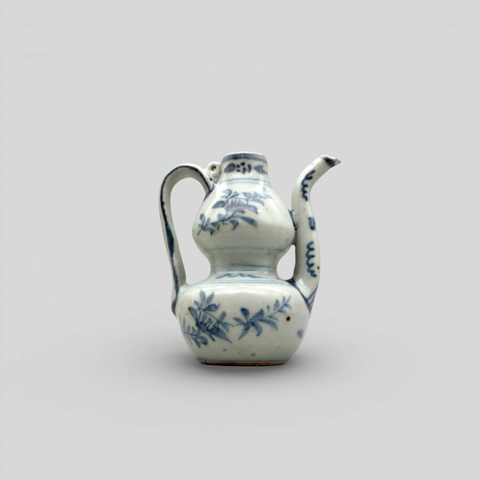 Ming Blue and White Porcelain Ewer