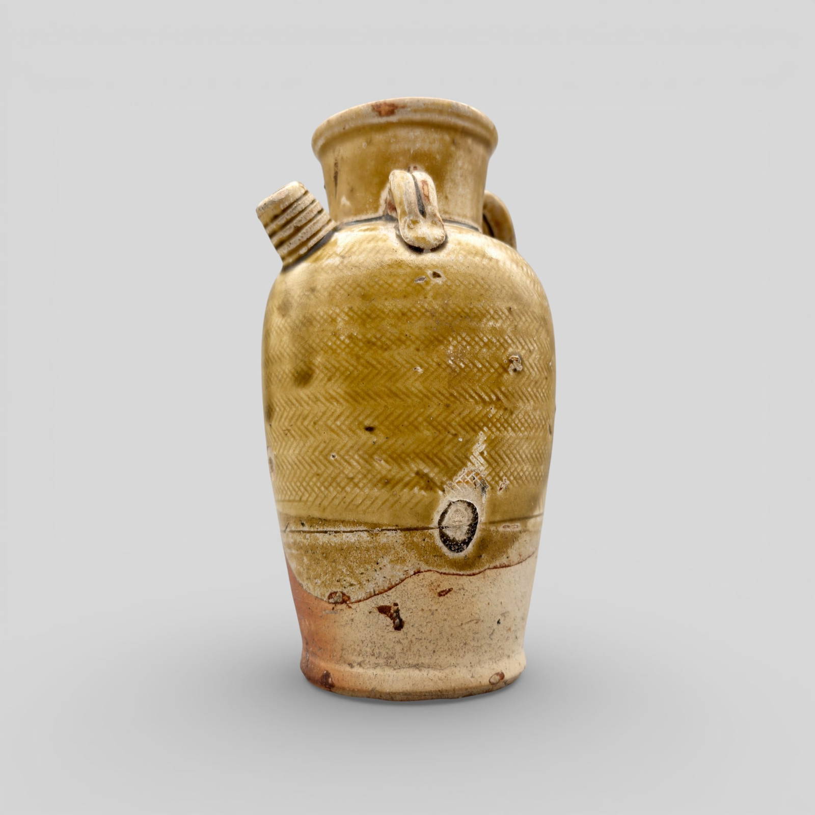 Tang Five Dynasties Yellow Glazed Pitcher