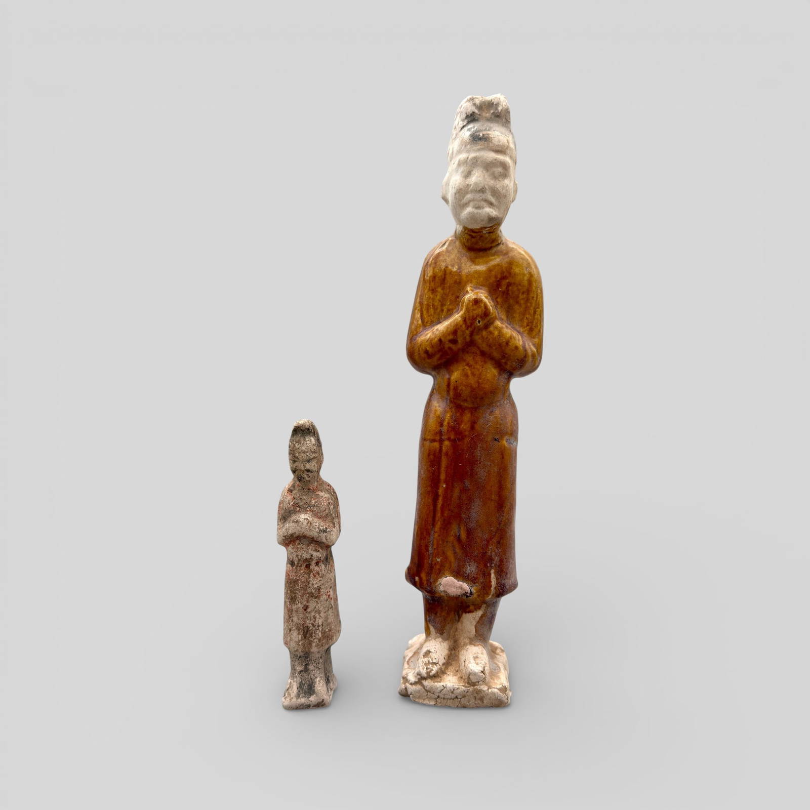 Pair of Han Dynasty Figures