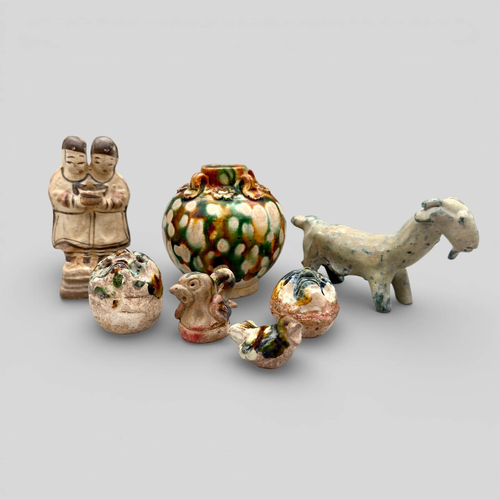 Collection of Small Han/Tang Pottery