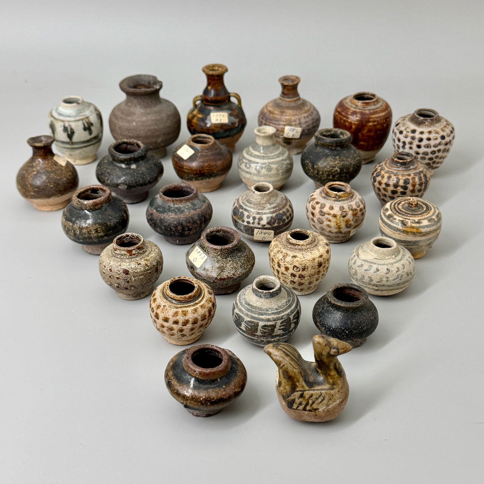Collection of Miniature Cizhou Jars (1 of 13)