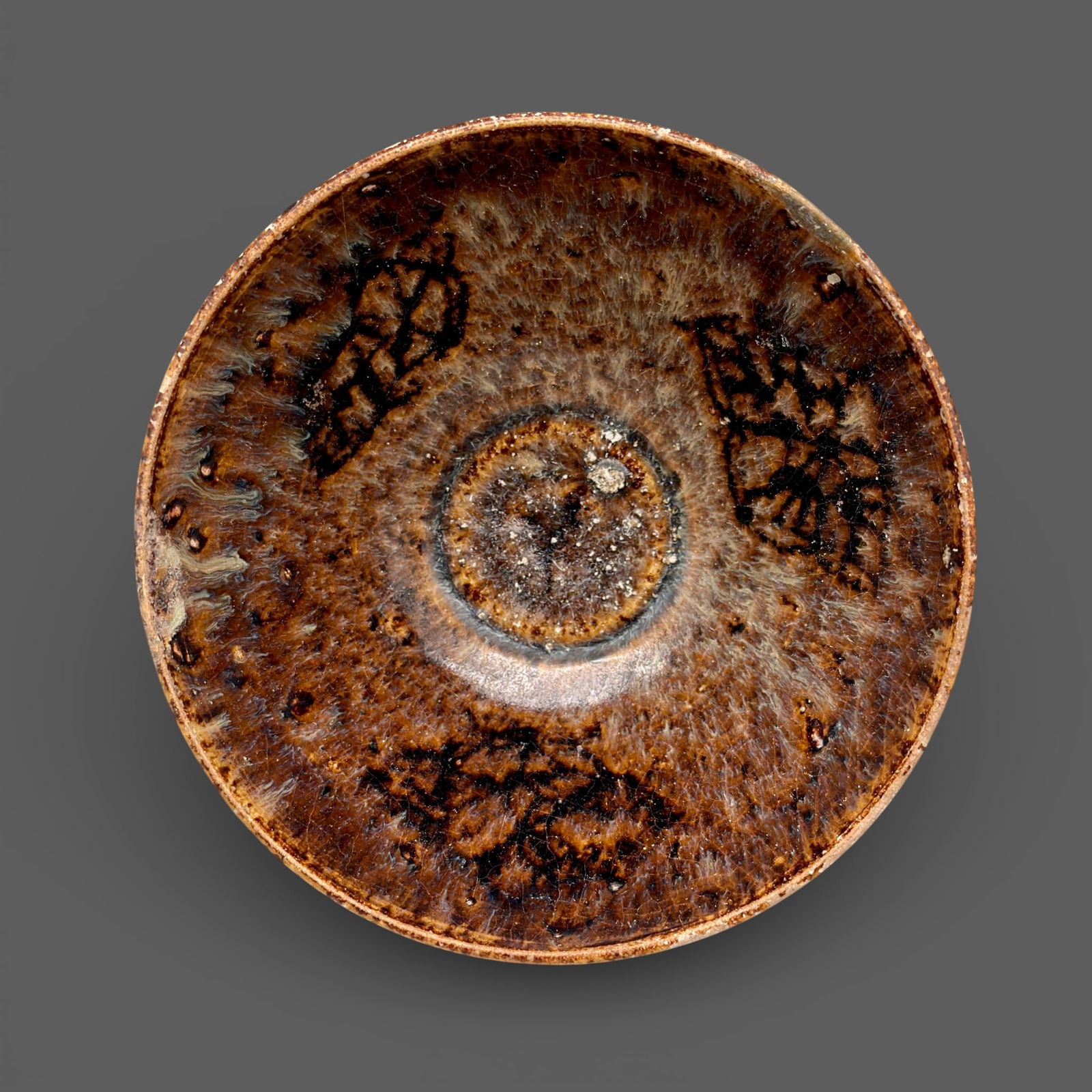 Jizhou Ware Paper-Cut Resist-Decorated Tea Bowl (1 of 9)